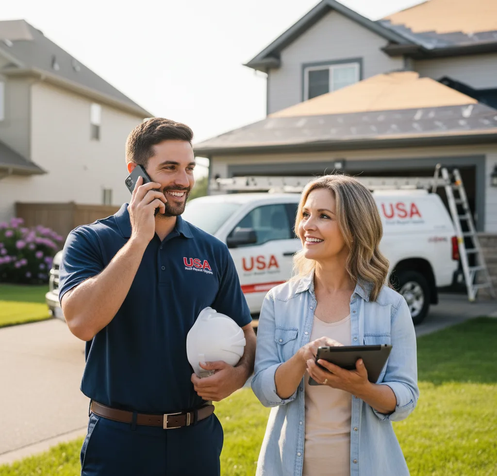 USA Roof Repair Experts customer support in Berryville